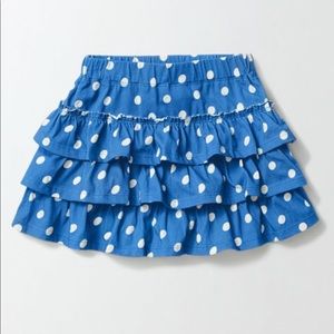 Mini Boden Ruffle Jersey Skort